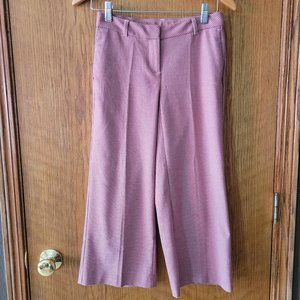 J. JILL Red/White Checkered Cropped Capri Pant 2P New!